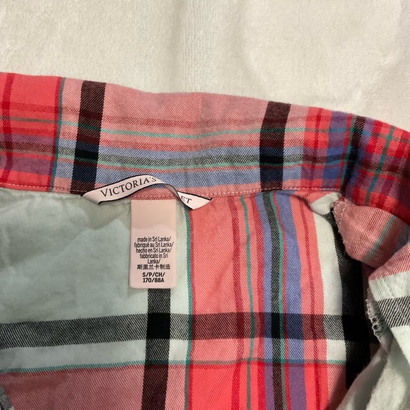 Victoria's Secret Plaid Pajama Set - Red and Black - Picture 7 of 10